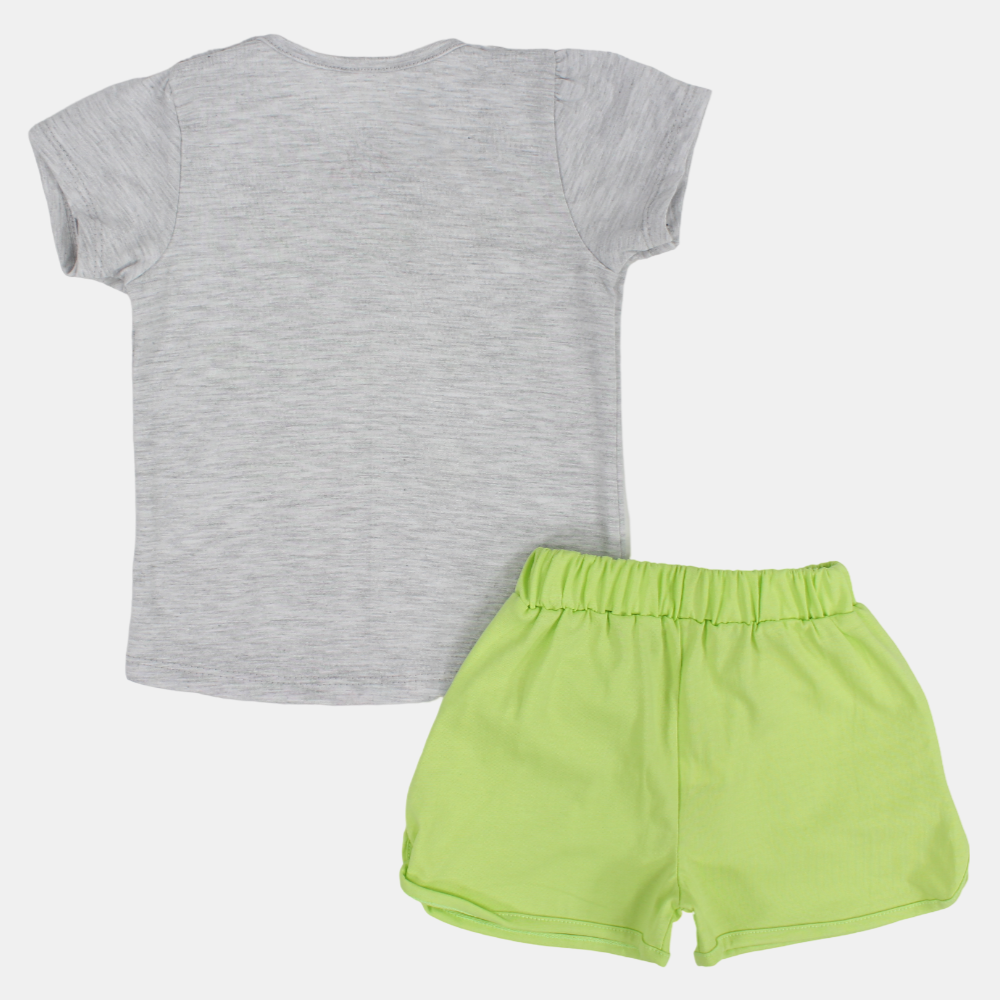Girls Short-Sleeved Pajama Set - Mommy's Favorite Person
