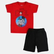 Boys Cotton Pajama Set – Mickey Mouse Design