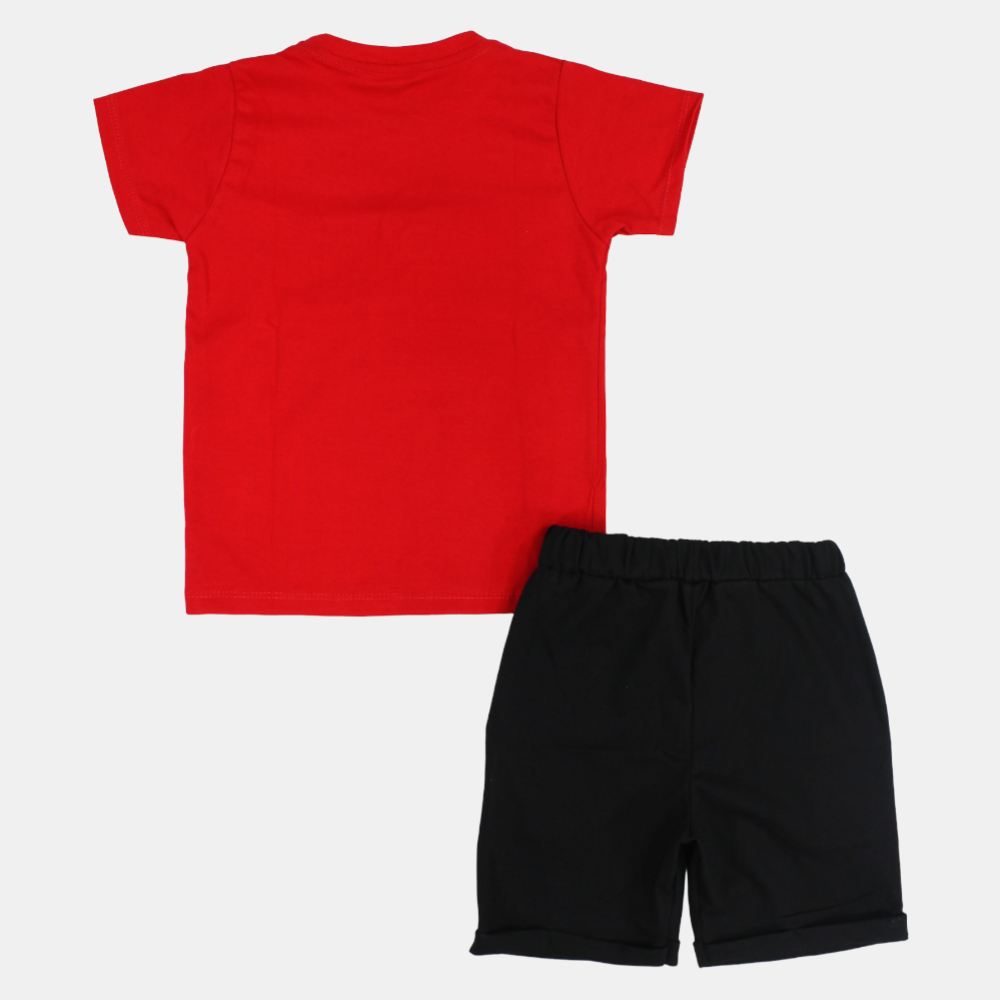 Boys Cotton Pajama Set – Mickey Mouse Design