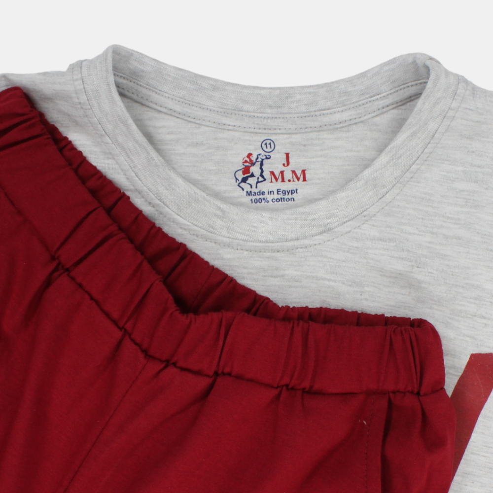 Boys "Play More" Short-Sleeved Pajama Set