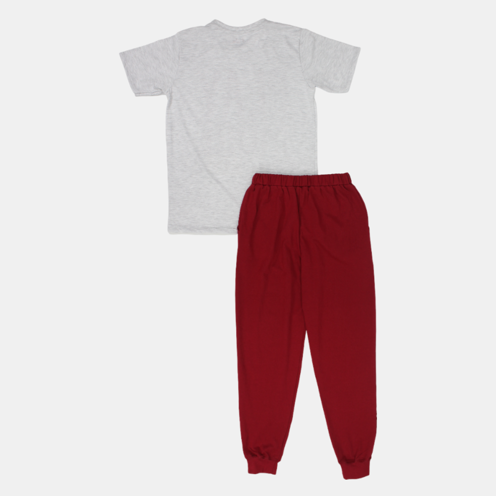 Boys "Play More" Short-Sleeved Pajama Set