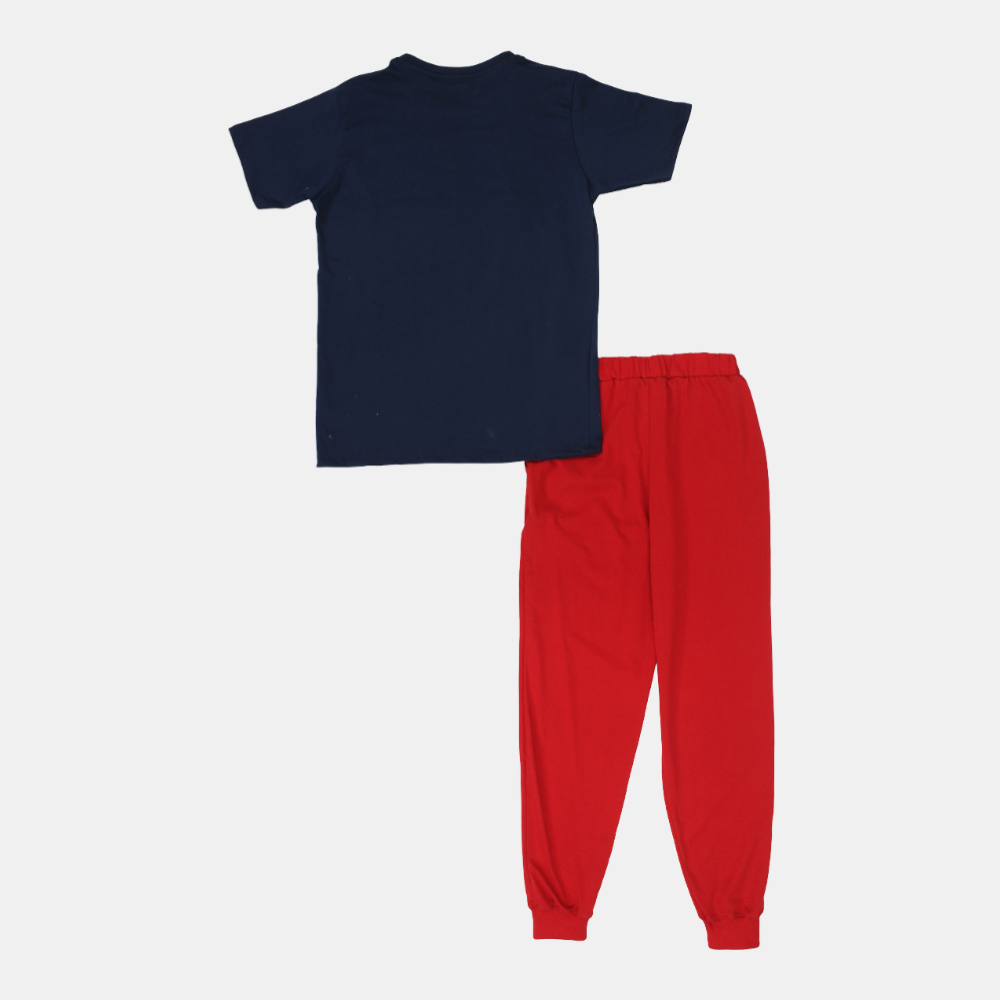 Boys "Play More" Short-Sleeved Pajama Set