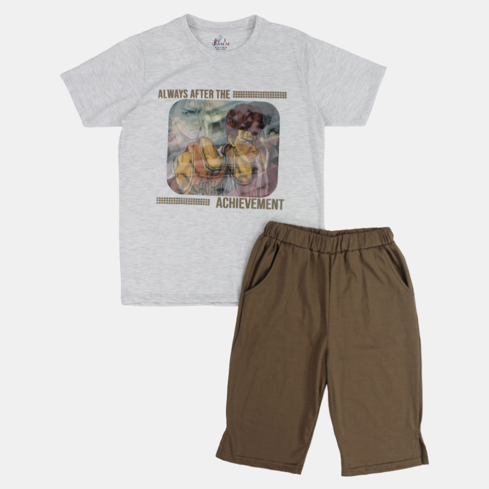 Boys "Achievement" Short-Sleeved Pajama Set
