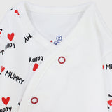 "I Love Mommy & Daddy" Long-Sleeved Baby Footie