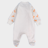 Flamingos Long-Sleeved Baby Footie