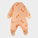 Flamingos Long-Sleeved Baby Footie