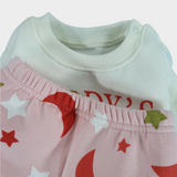 Daddy's Mini Girl Long-Sleeved Fleeced Pajama