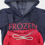 Frozen Long-Sleeved Hooded Fleeced Pajama