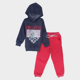 Frozen Long-Sleeved Hooded Fleeced Pajama