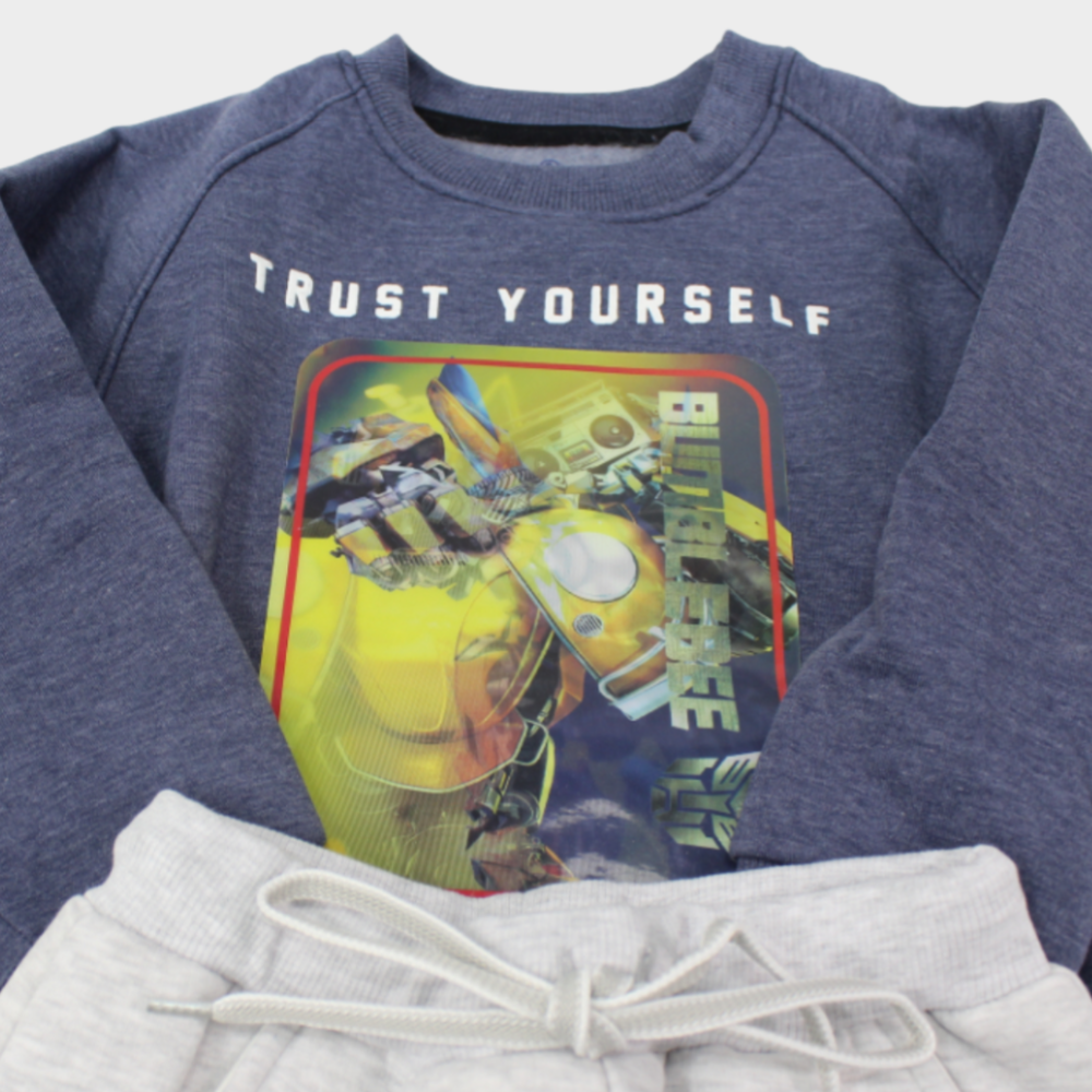 Transformers "Trust Yourself" Long-Sleeved Fleeced Pajama