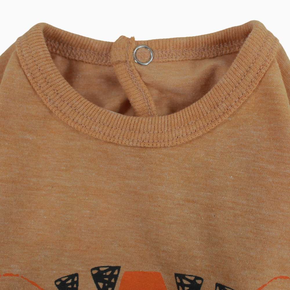 Baby Boys Cotton	Baby Footie - Wild Animals Design