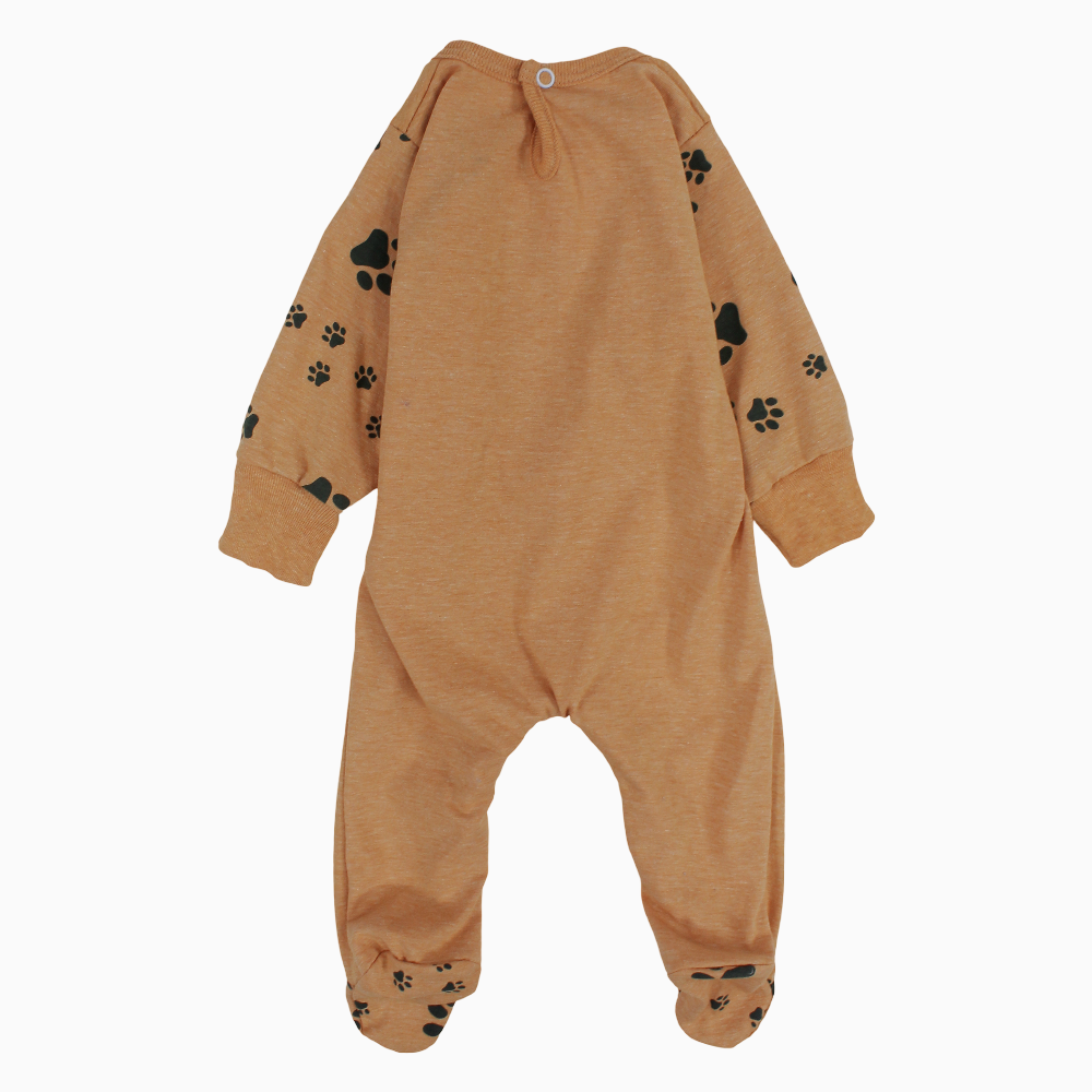 Baby Boys Cotton	Baby Footie - Wild Animals Design