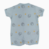 Baby Boys Cotton Romper – Fox and Hedgehog Print