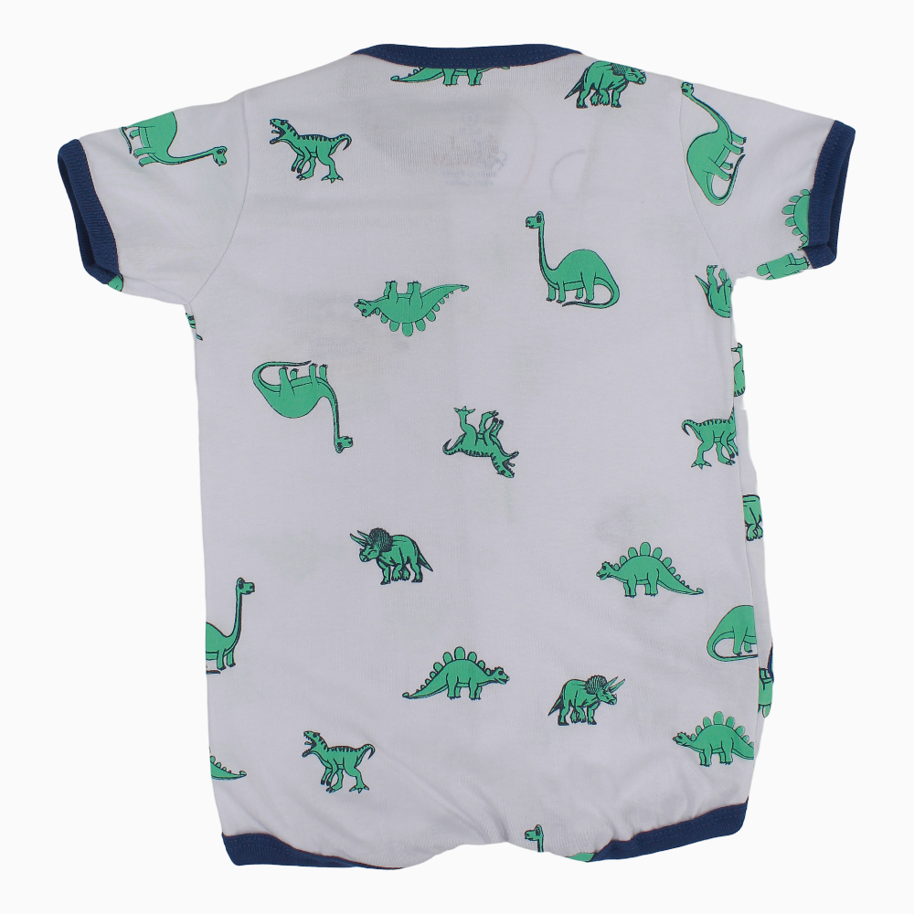 Baby Boys Cotton Romper – Dinos