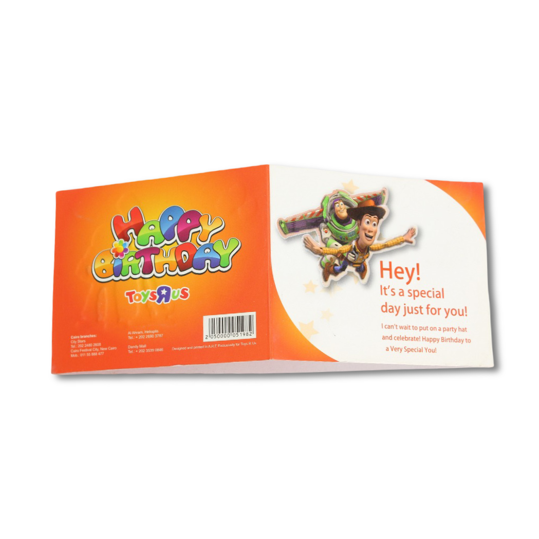 Toy Story Birthday Card
