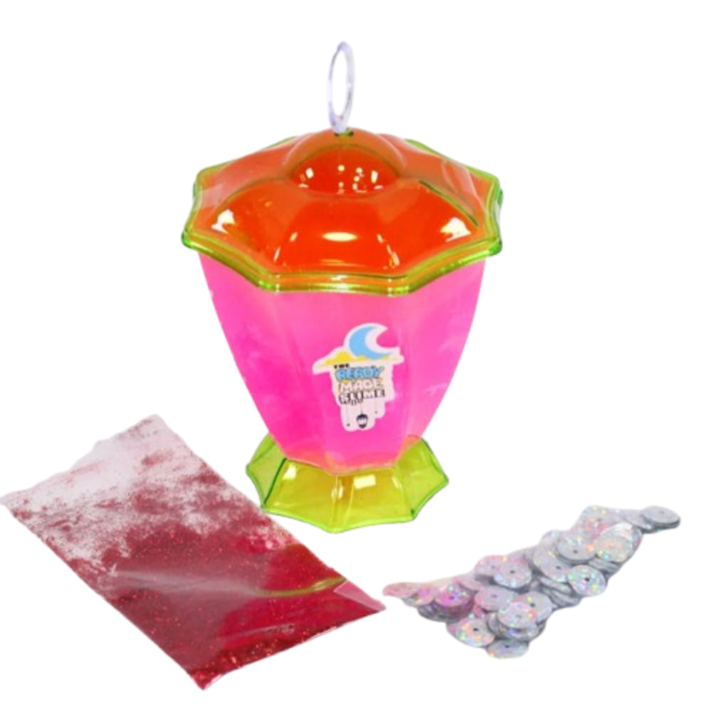 Ready-Made Slime – Ramadan Edition (Glow in the Dark, Pink)