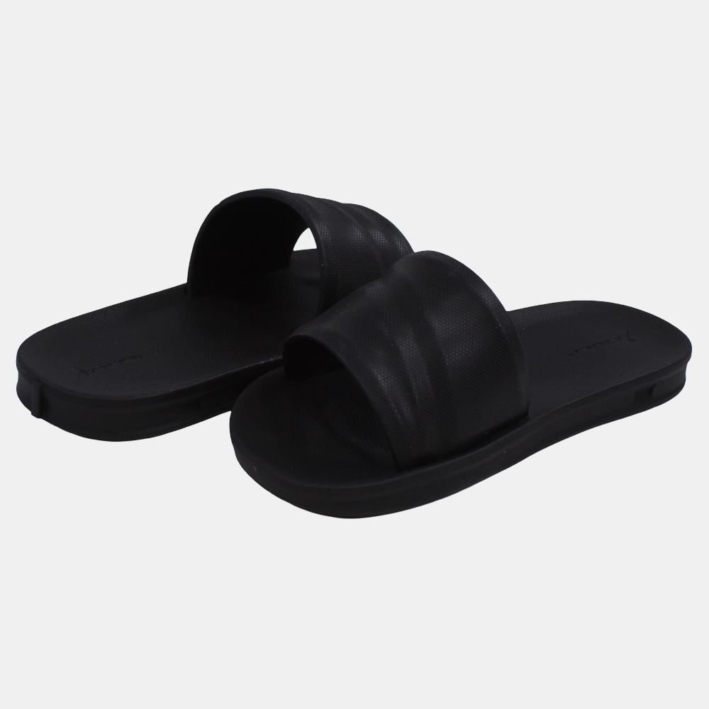 Unisex Rubber Slides - Black