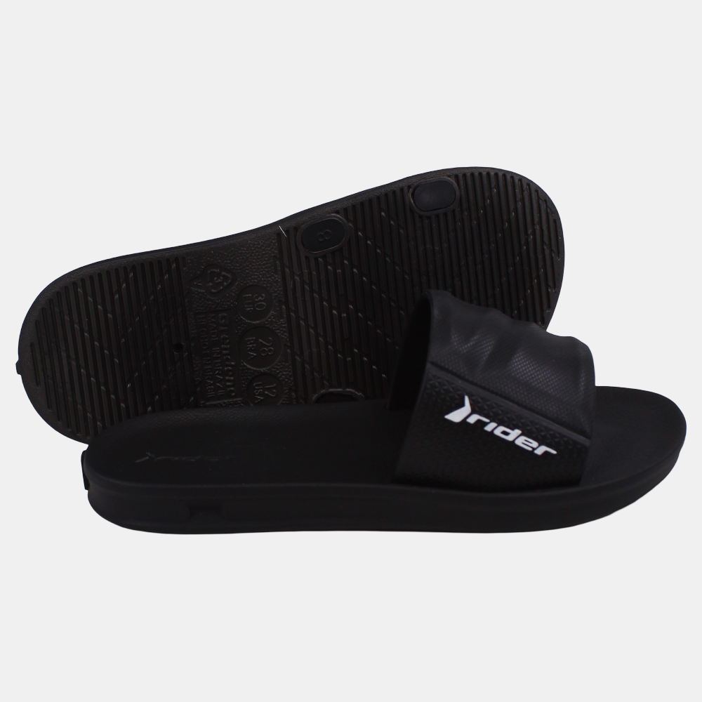Unisex Rubber Slides - Black
