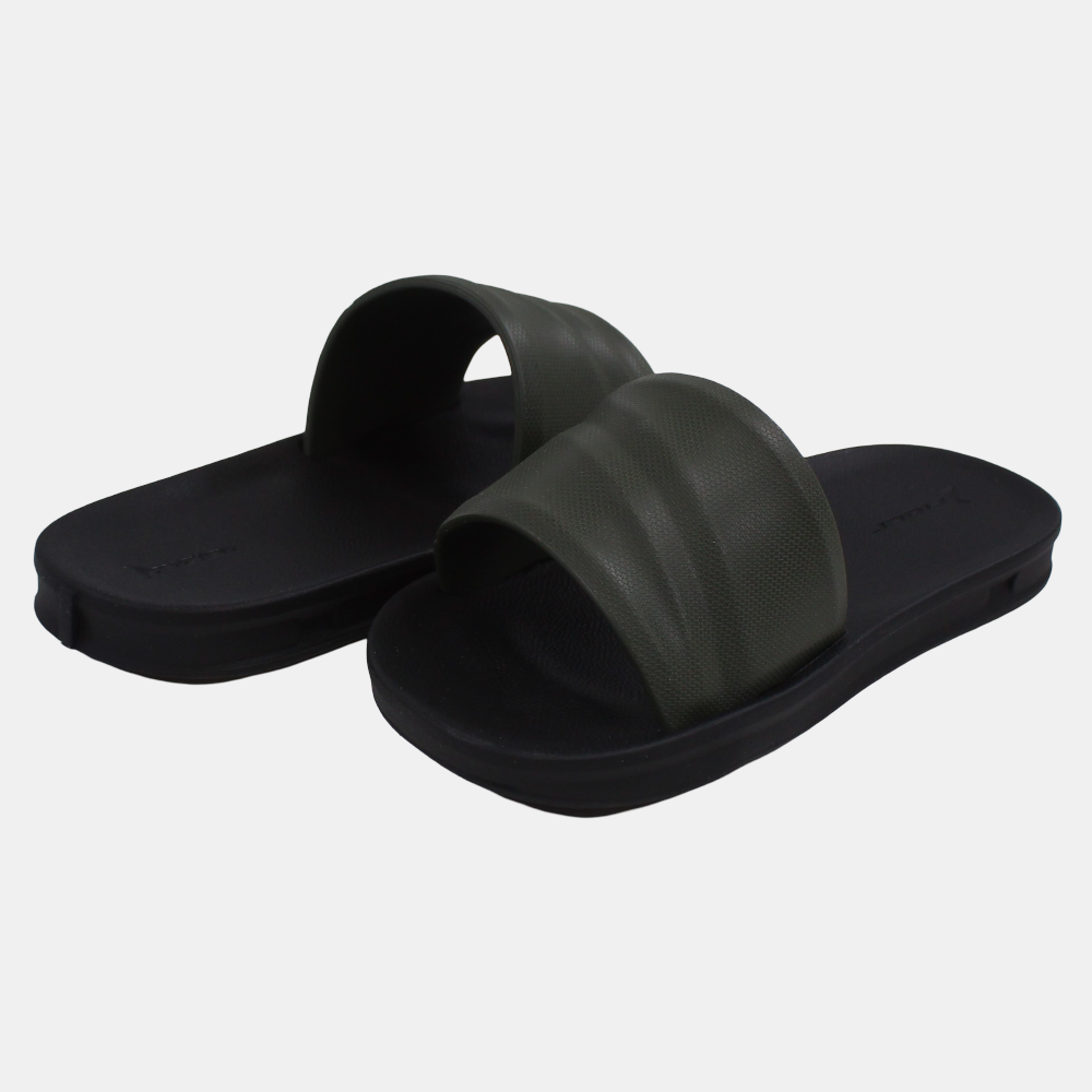 Unisex Rubber Slides - Black