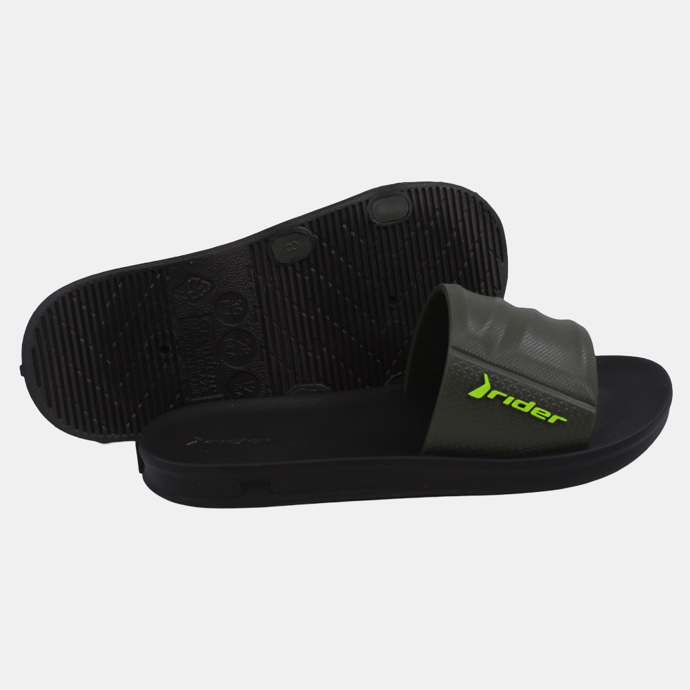 Unisex Rubber Slides - Black