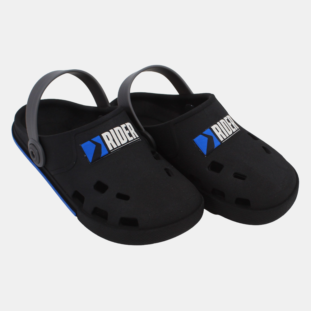 Unisex Rubber Clogs Slippers - Black