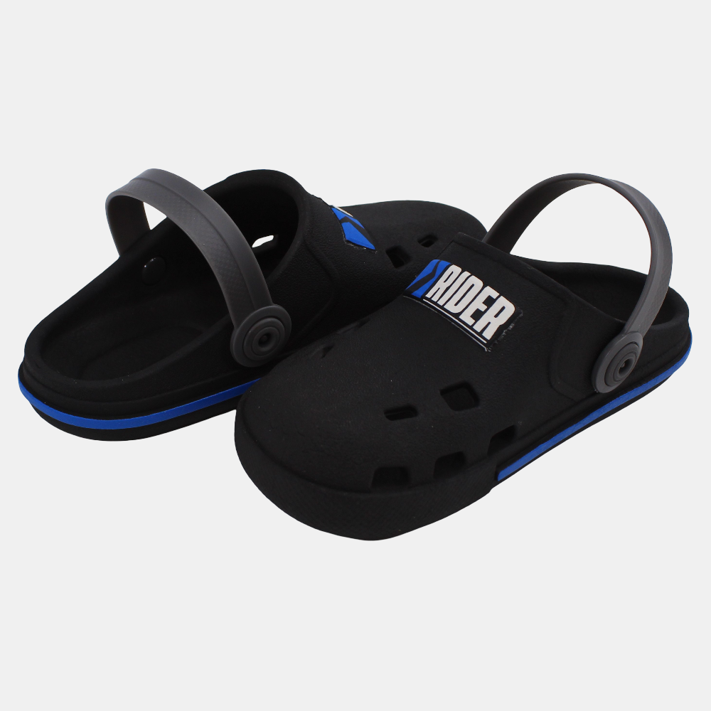 Unisex Rubber Clogs Slippers - Black