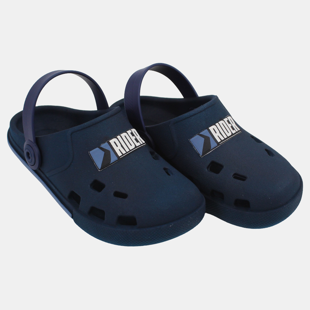 Unisex Rubber Clogs Slippers - Navy
