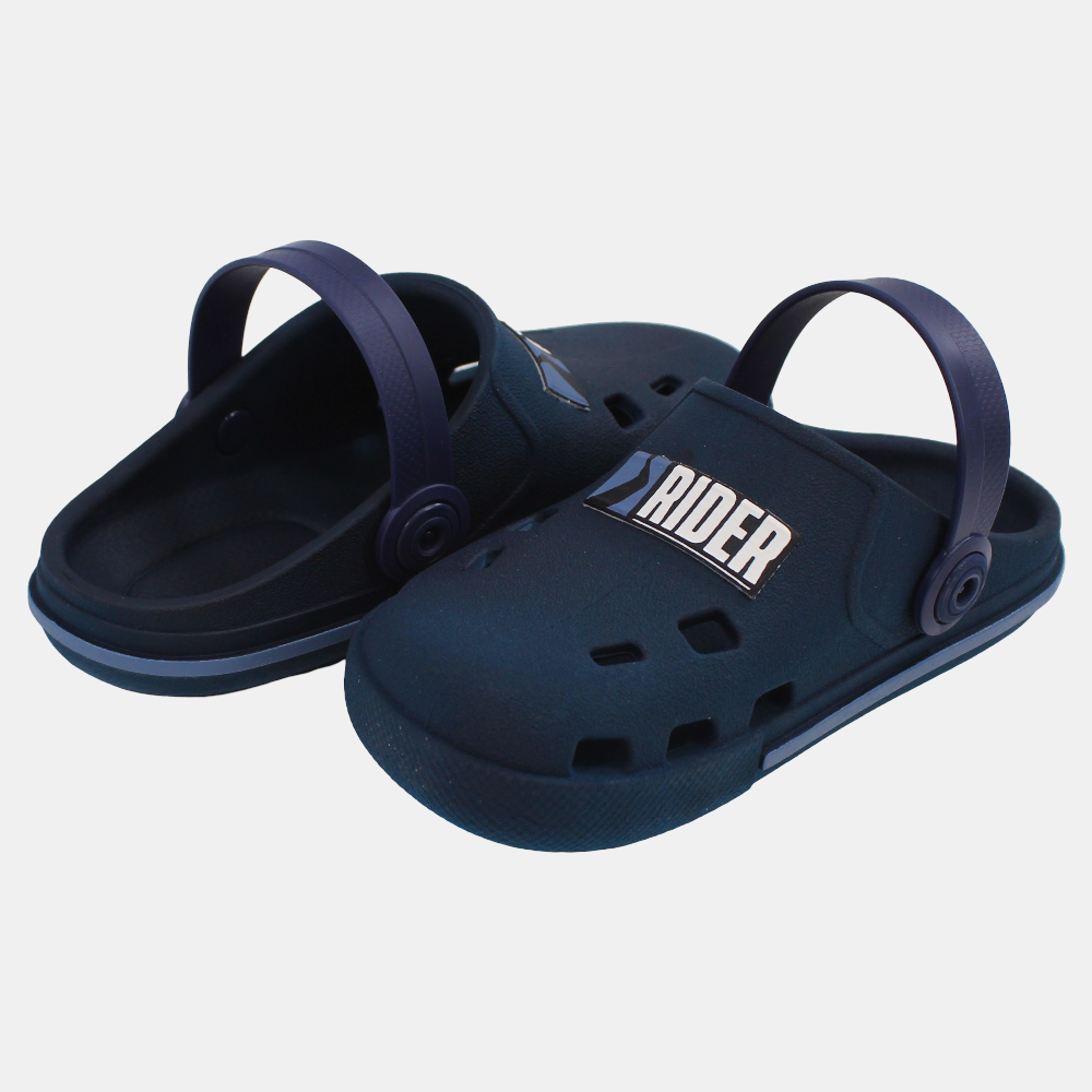 Unisex Rubber Clogs Slippers - Navy