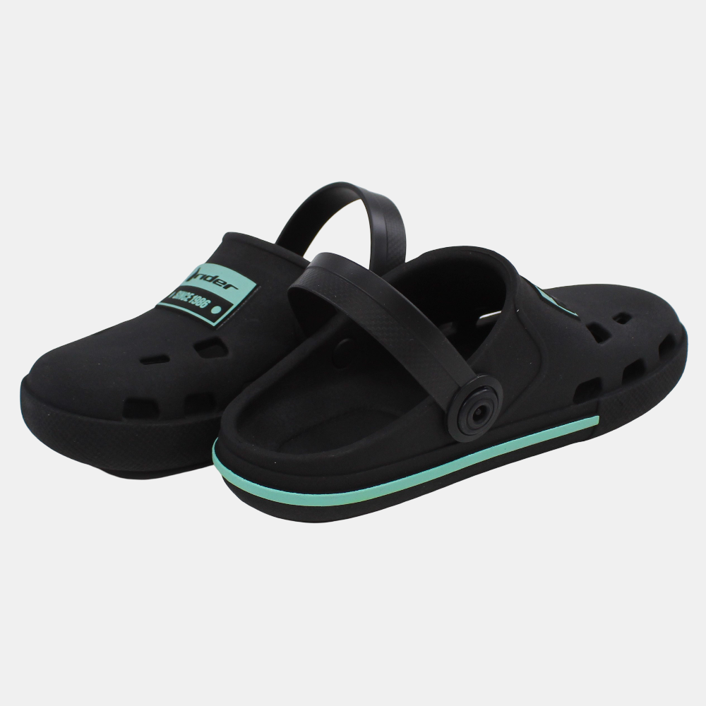 Unisex Rubber Clogs Slippers - Black
