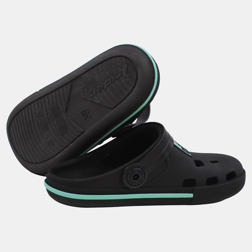 Unisex Rubber Clogs Slippers - Black