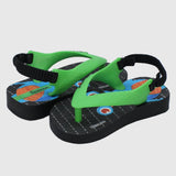 Ipanema Baby Boys' Black/Green Sandals