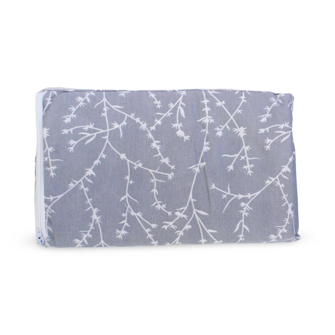 Cotton Baby Nursing Cover – Grey with Branches Print