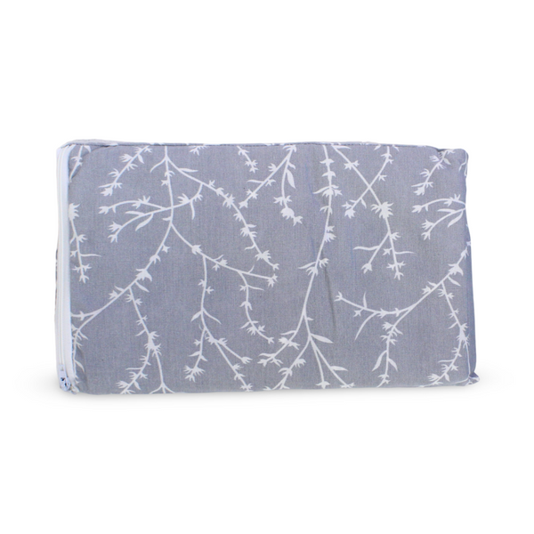 Cotton Baby Nursing Cover – Grey with Branches Print