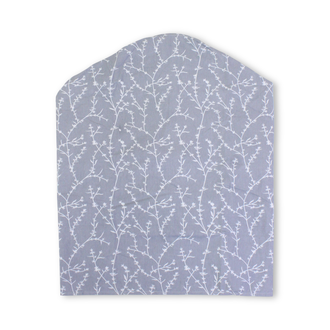 Cotton Baby Nursing Cover – Grey with Branches Print