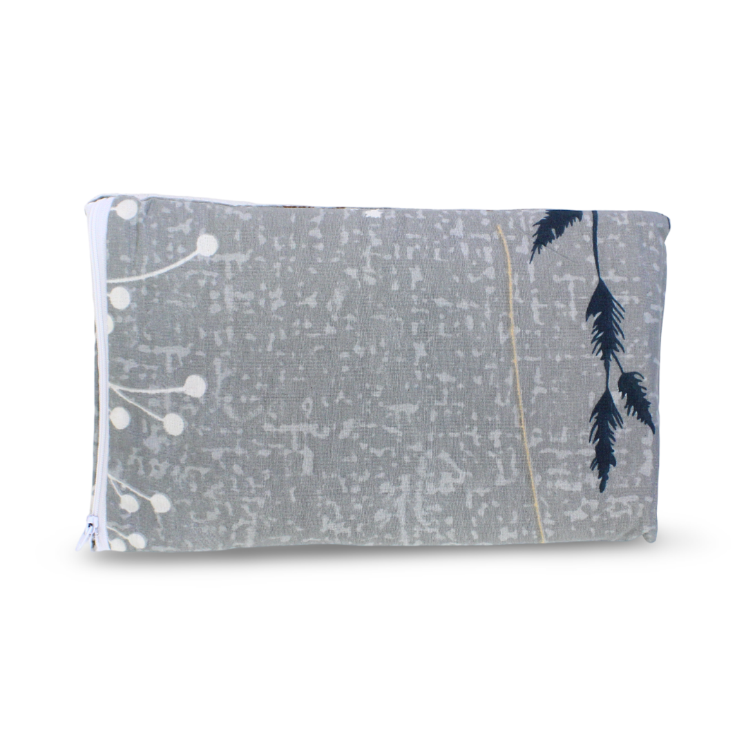 Cotton Baby Nursing Cover – Grey with Branches Print