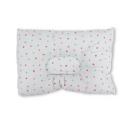 Cotton Baby Small Pillow – Off-White with Stars Print