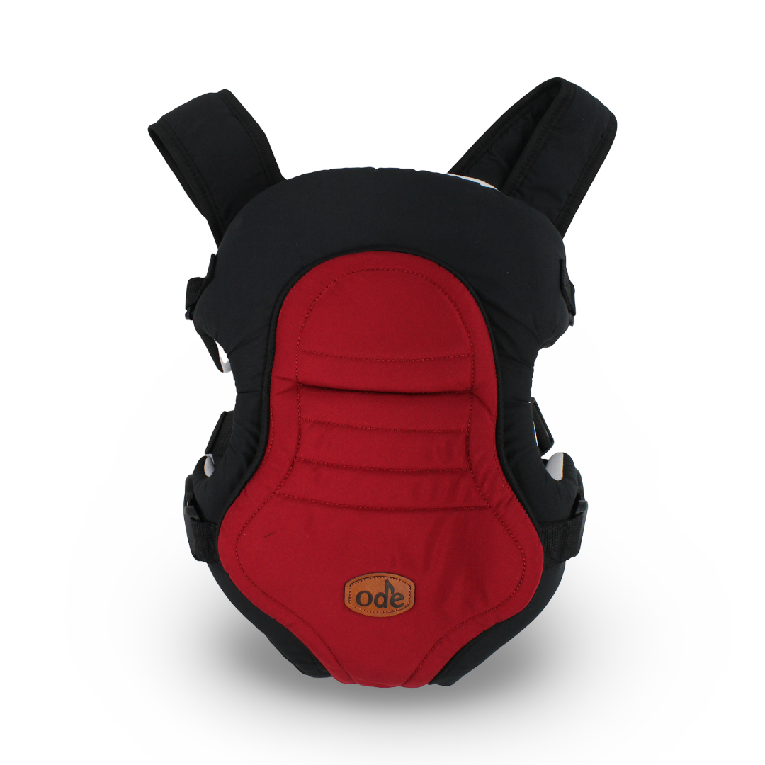 Ode "Soft & Safe" Baby Carrier – Red - Baby Essentials