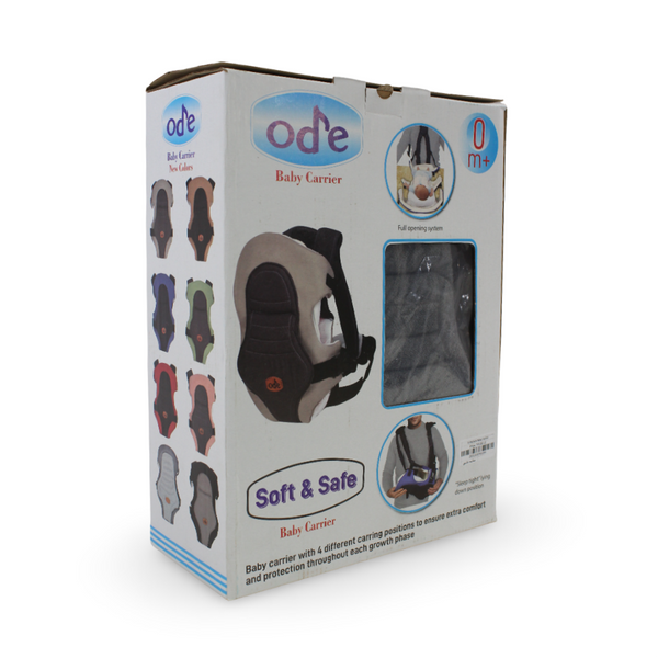 Ode "Soft & Safe" Baby Carrier – Grey