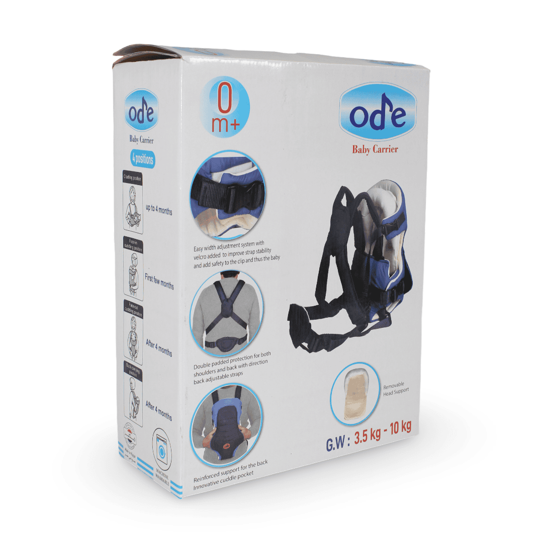 Ode Baby Carrier Soft & Safe for Newborns +0m – Navy
