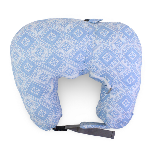 Cotton Nursing Pillow – Baby Blue