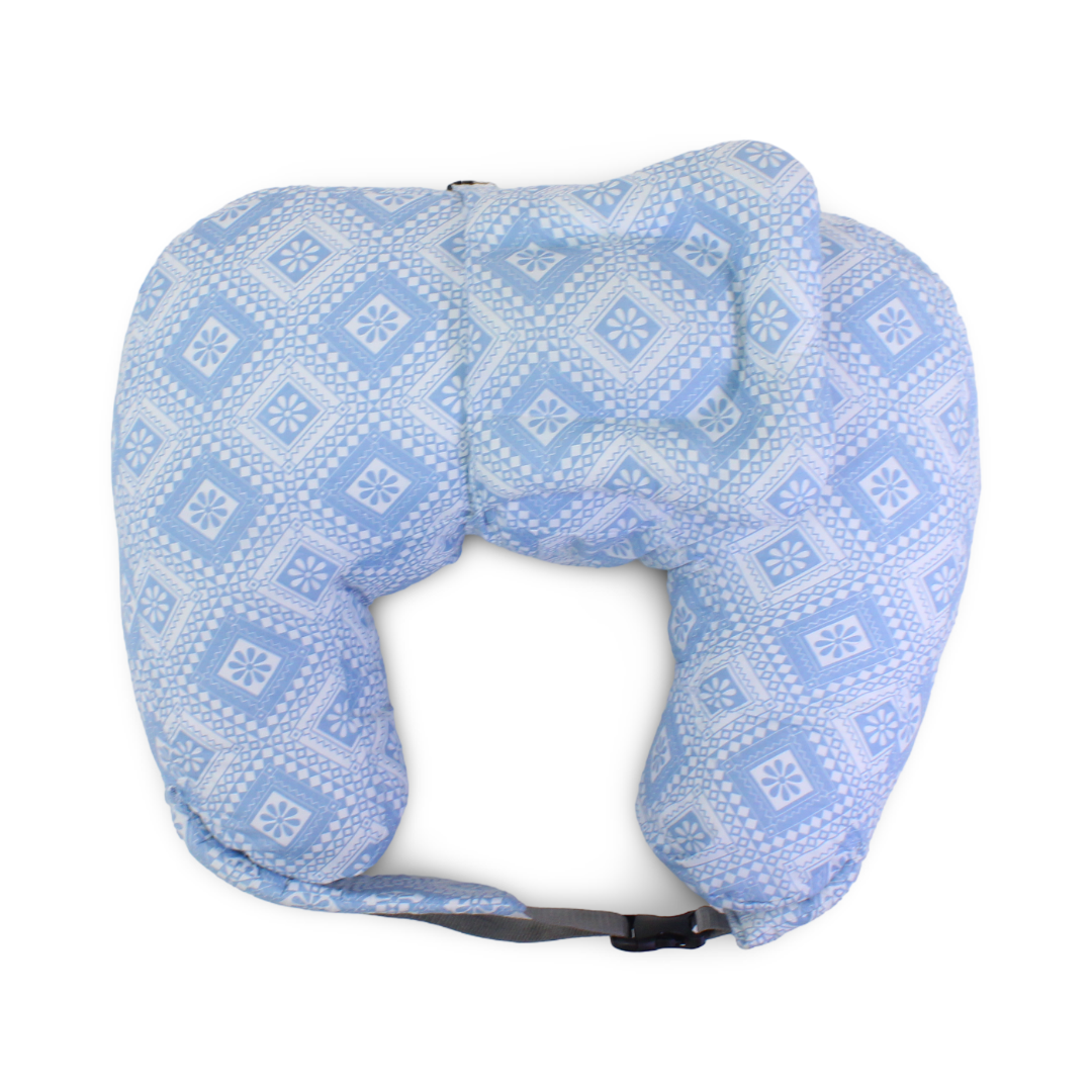 Cotton Nursing Pillow – Baby Blue