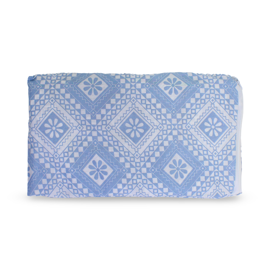 Cotton Nursing Cover – Baby Blue