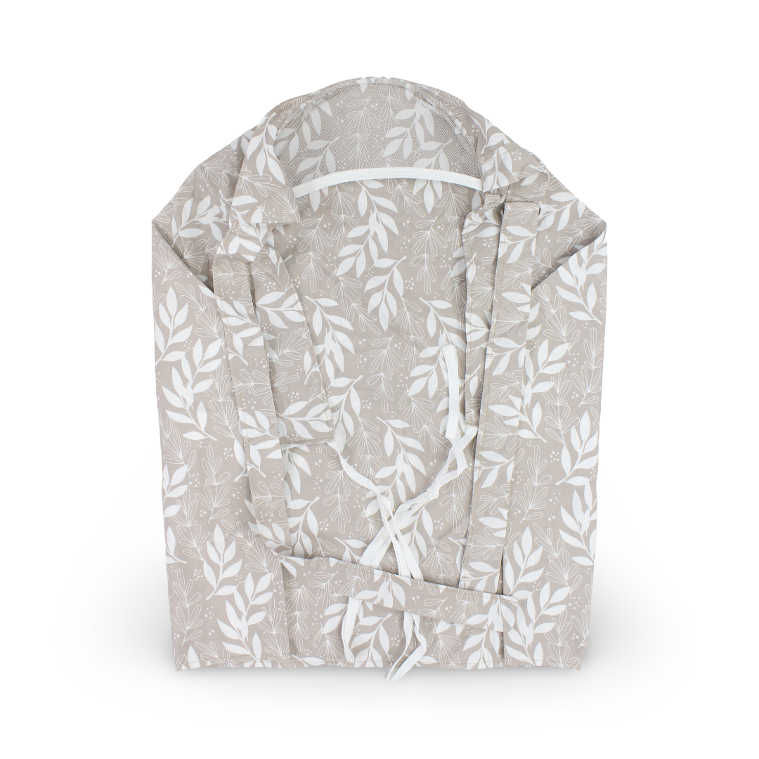 Cotton Nursing Cover – Off-White & Beige