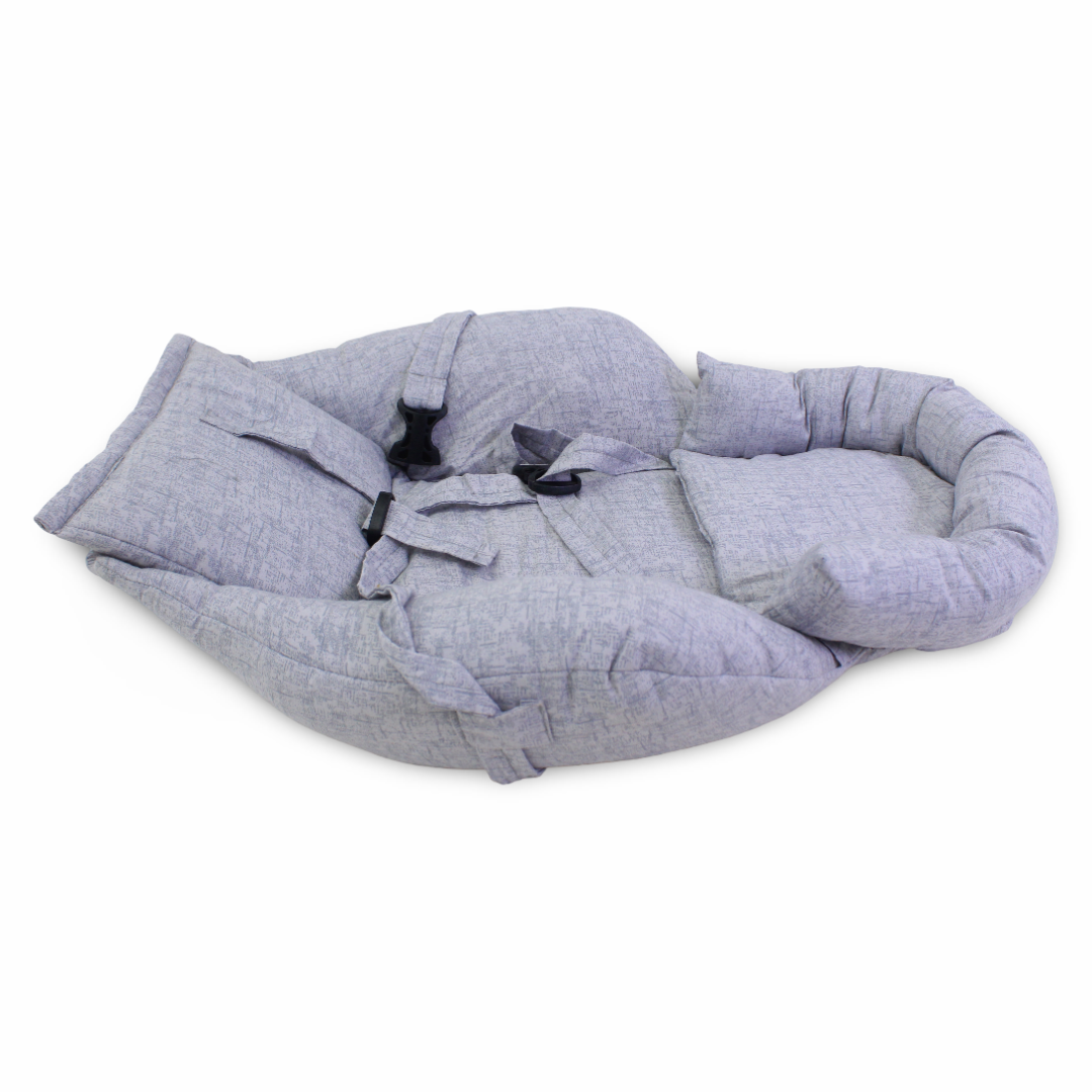 Cotton Baby Cuddle Cushion – Grey
