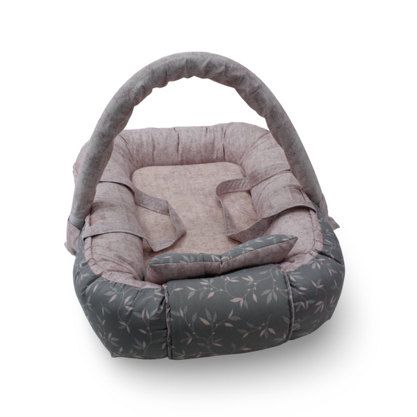 Baby Nest – Pink & Grey (85*55 cm)