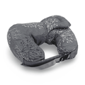 Baby Nursing Pillow – Grey with Floral Pattern