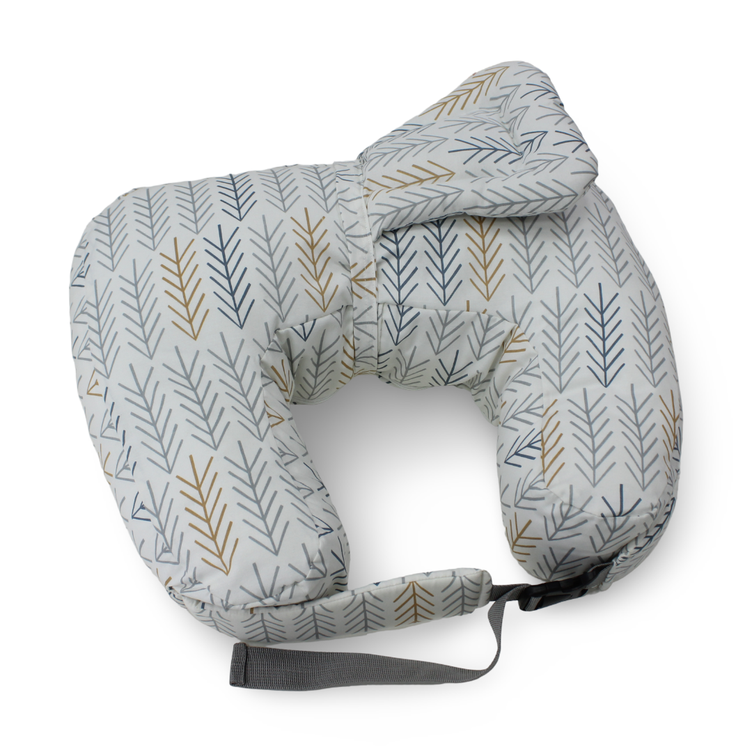 Nursing Pillow – Off-White Tree Branches Print (Cotton filling) - Baby Essentials - kiddy