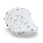 Cotton Mosquito Net – Off-White with Animals Print