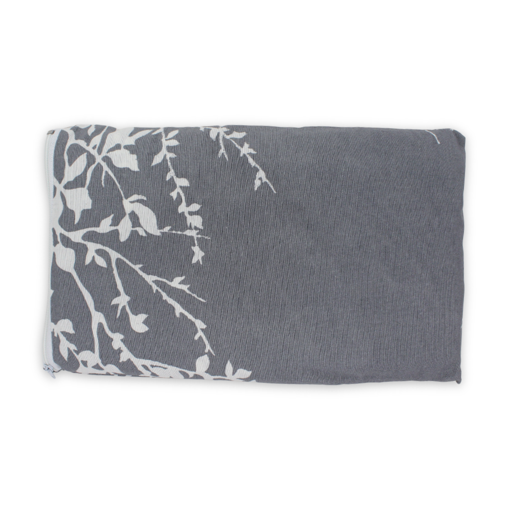 Cotton Baby Nursing Cover – Grey with Tree Print