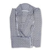 Nursing Cover Cotton  – Grey with Arabesque Pattern